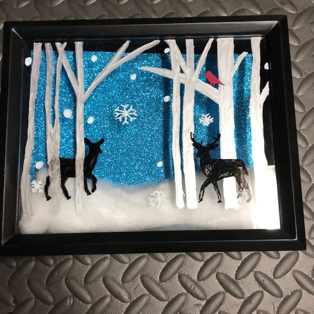 Christmas shadow box